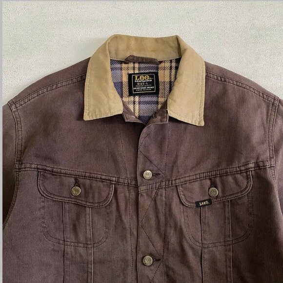 Jackets & Blazers - Brown Workwear Jacket – Vintage Rugged Style